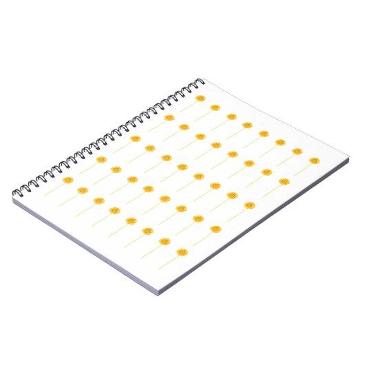 Gerbera daisy notitieboek (Linkerzijde)