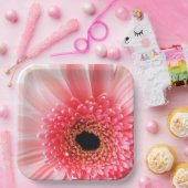 Gerbera Daisy Papieren Bordje (Feest)