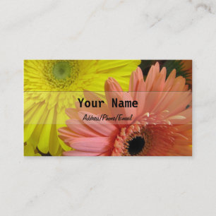 Gerbera Daisy Personal Visitekaartje