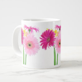 Gerbera Daisy Piink Flowers Grote Koffiekop