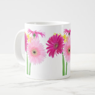 Gerbera Daisy Piink Flowers Grote Koffiekop