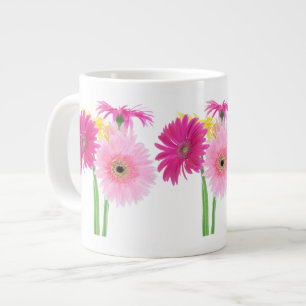 Gerbera Daisy Piink Flowers Grote Koffiekop