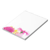 Gerbera Daisy Piink Flowers Notitieblok (Linkerzijde)