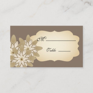 Gerbera Daisy  Place Card voor Gelegenheid Plaatskaartje