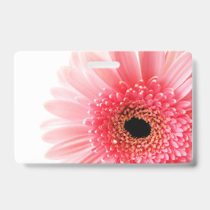 Gerbera Daisy Poster Badge