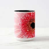 Gerbera Daisy Poster Tweekleurige Koffiemok (Center)