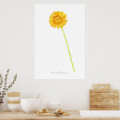 Gerbera daisy Print, Value Poster Paper (Matte) (Keuken)