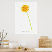 Gerbera daisy Print, Value Poster Paper (Matte) (Keuken)