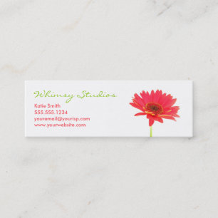 Gerbera Daisy Profile Visitekaartje
