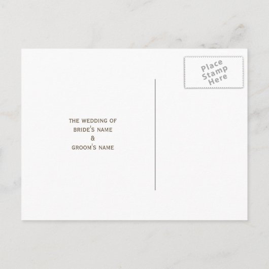 Gerbera Daisy Save The Date Briefkaart (Achterkant)