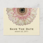 Gerbera Daisy Save The Date Briefkaart (Voorkant)