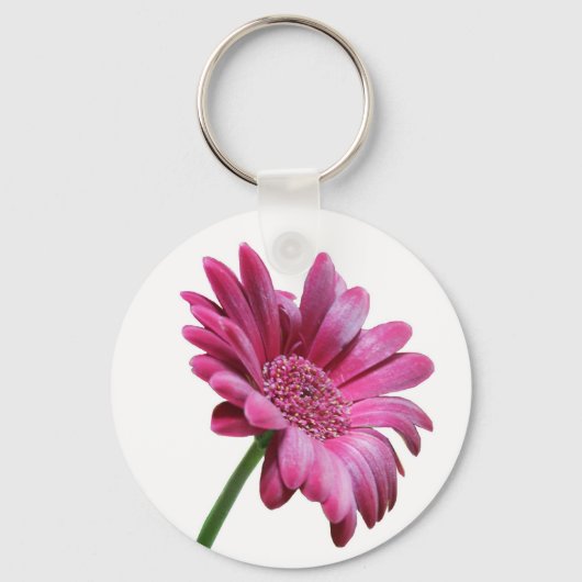 Gerbera Daisy Sleutelhanger (Voorkant)