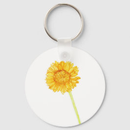 Gerbera daisy sleutelhanger