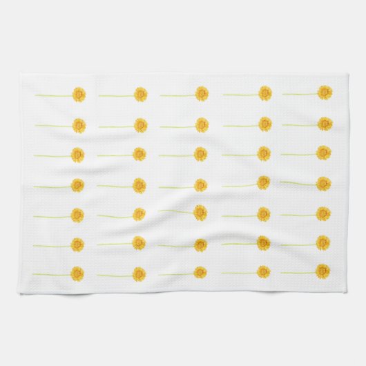 Gerbera daisy theedoek (Horizontaal)