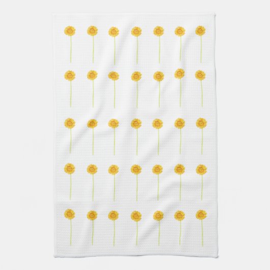 Gerbera daisy theedoek (Verticaal)