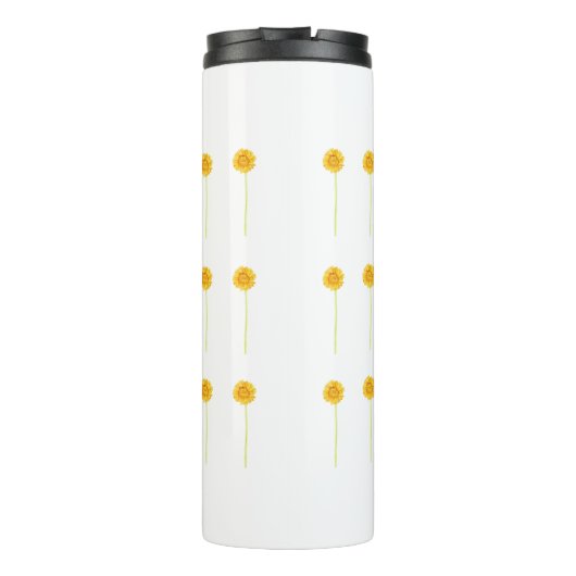 Gerbera daisy thermosbeker (Achterkant)