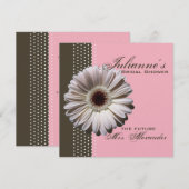 Gerbera Daisy / Vrijgezellenfeest Kaart (Voorkant / Achterkant)