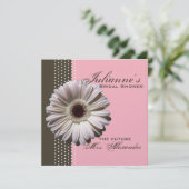 Gerbera Daisy / Vrijgezellenfeest Kaart (Staand voorkant)