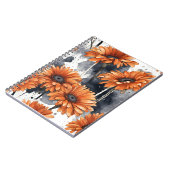 Gerbera Daisy - Waterverf bloemen Notitieboek (Linkerzijde)