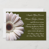 Gerbera Daisy Wedding Kaart (Voorkant)