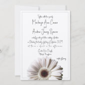 Gerbera Daisy Wedding Kaart (Voorkant)