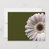 Gerbera Daisy Wedding / Reactie RSVP Kaartje (Achterkant)
