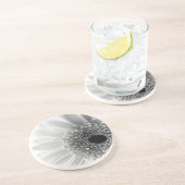 Gerbera Daisy Zandsteen Onderzetter (Zijkant)