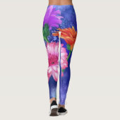 Gerbera Deisies Leggings (Achterkant)