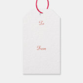 GERBERA FLOWER CADEAULABEL (Achterkant)