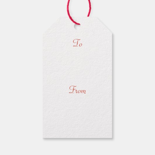 GERBERA FLOWER CADEAULABEL (Achterkant)