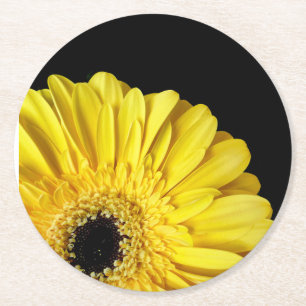 Gerbera Flower Ronde Kartonnen Onderzetter