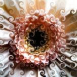 GERBERA FLOWER ZILVER VERGULDEN KETTING<br><div class="desc">Een  roze Gerbera daisy-bloem met een klein digitaal effect extra.</div>