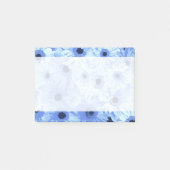Gerbera Flowers, Blue Flowers, Flowers Pattern of  Post-it® Notes (Voorkant)