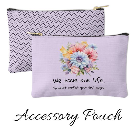 Gerbera flowers positive words purple etui