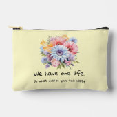 Gerbera flowers positive words yellow etui (Voorkant)