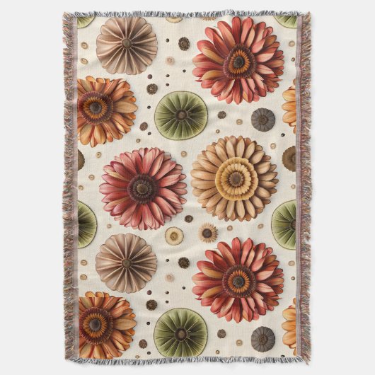 Gerbera Galore Deken (Voorkant Verticaal)