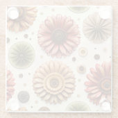 Gerbera Galore Glazen Onderzetter (Achterkant)