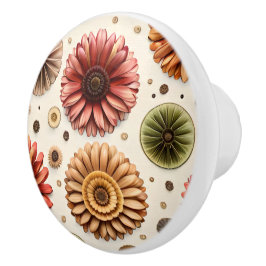 Gerbera Galore Keramische Knop