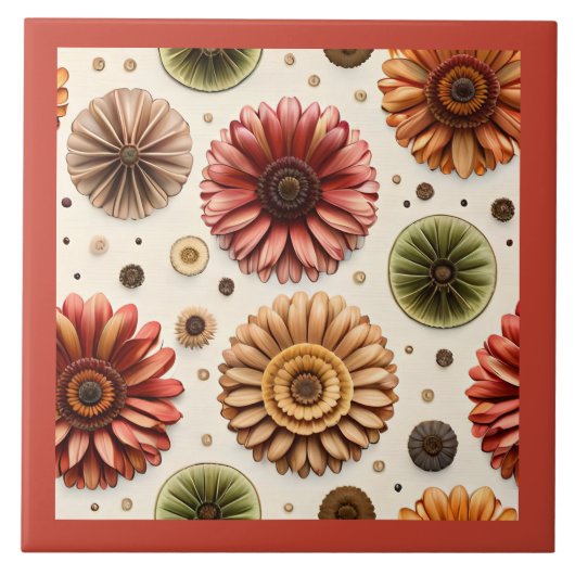 Gerbera Galore Tegeltje (Voorkant)