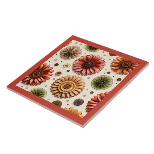 Gerbera Galore Tegeltje (Zijkant)