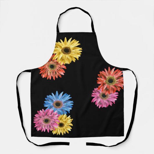 Gerbera Gerber Daisy Beauful Colorful Schort (Voorkant)