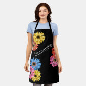 Gerbera Gerber Madeliefje Kleurrijk Schort (Gedragen)