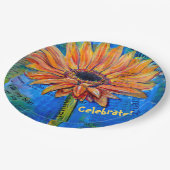 Gerbera Joy Painted bord (Gekanteld)