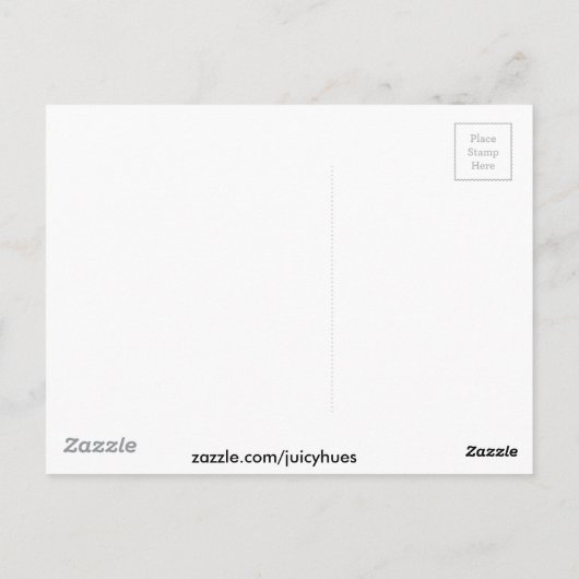 Gerbera kleurige bloemen briefkaart (Achterkant)