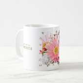 Gerbera Koffiemok (Voorkant links)