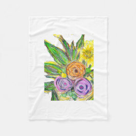 Gerbera Madelief Fleece Deken