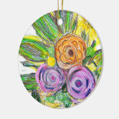 Gerbera Madelief Keramisch Ornament (Links)