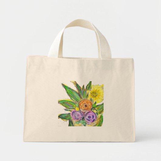 Gerbera Madelief Mini Tote Bag (Voorkant)