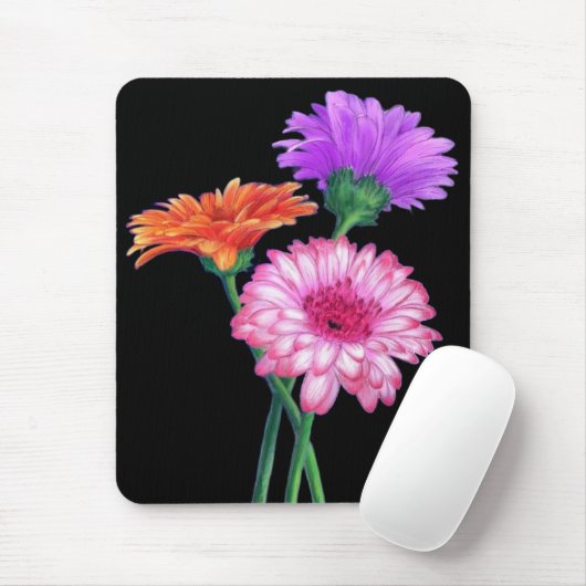 Gerbera Madelief Muis Onderlegger Muismat (Met muis)
