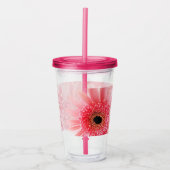 Gerbera Madeliefje Acryl Drinkbeker (Voorkant)